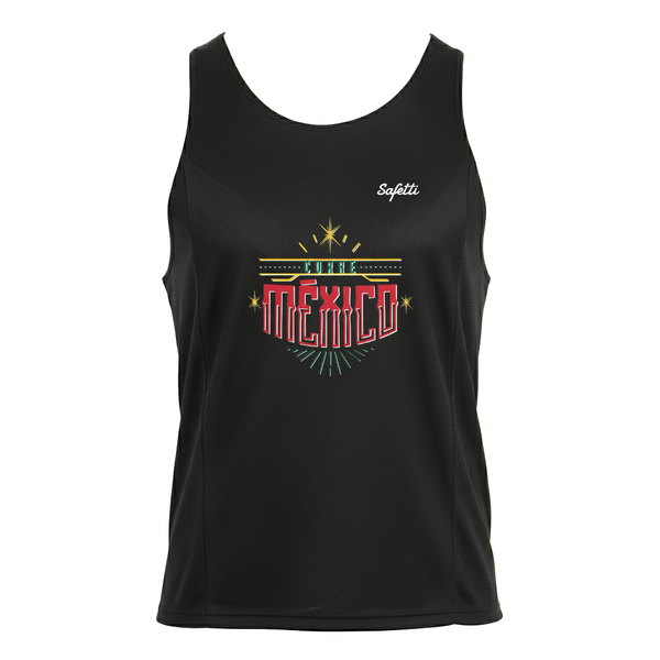 Camiseta Corre México negro 2025 hombre