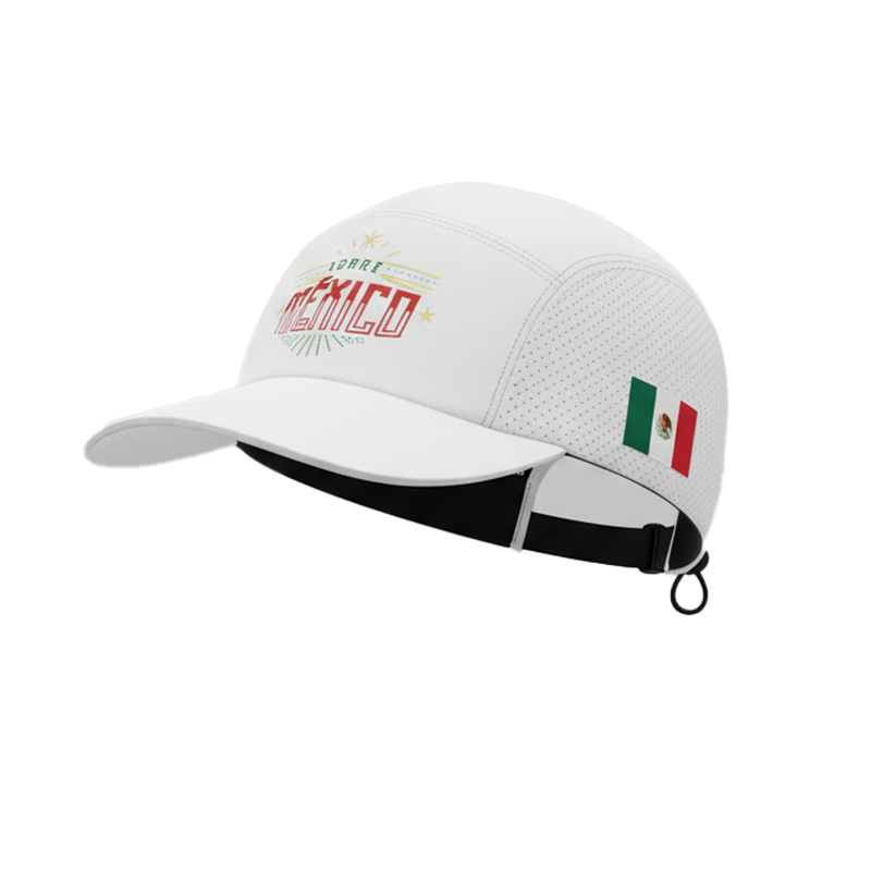 Gorra Corre México 2025 blanca