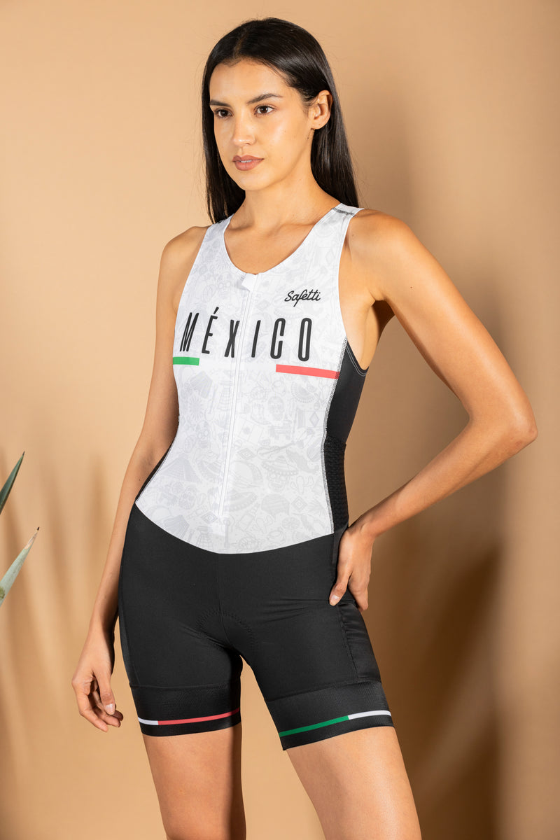 Trisuit Fiesta México sin manga para mujer