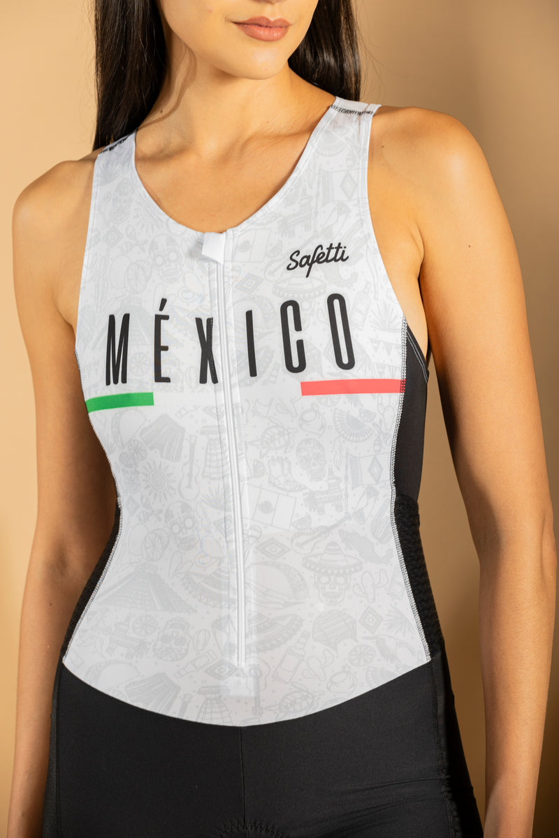 Trisuit Fiesta México sin manga para mujer