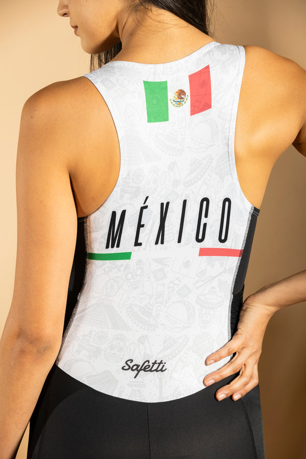 Trisuit Fiesta México sin manga para mujer