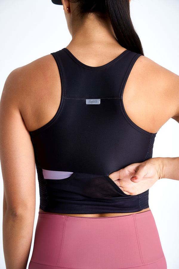 Croptop Pocket Black