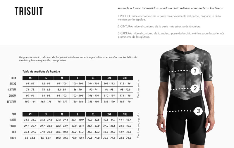 Trisuit Separable Fiesta México manga corta para hombre