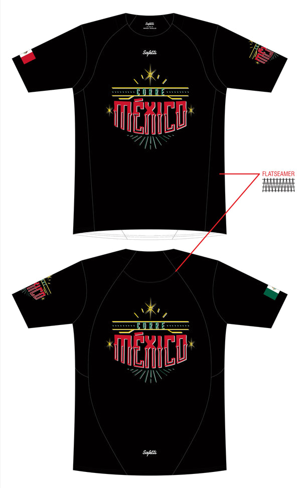 Playera Corre México negro 2025 mujer